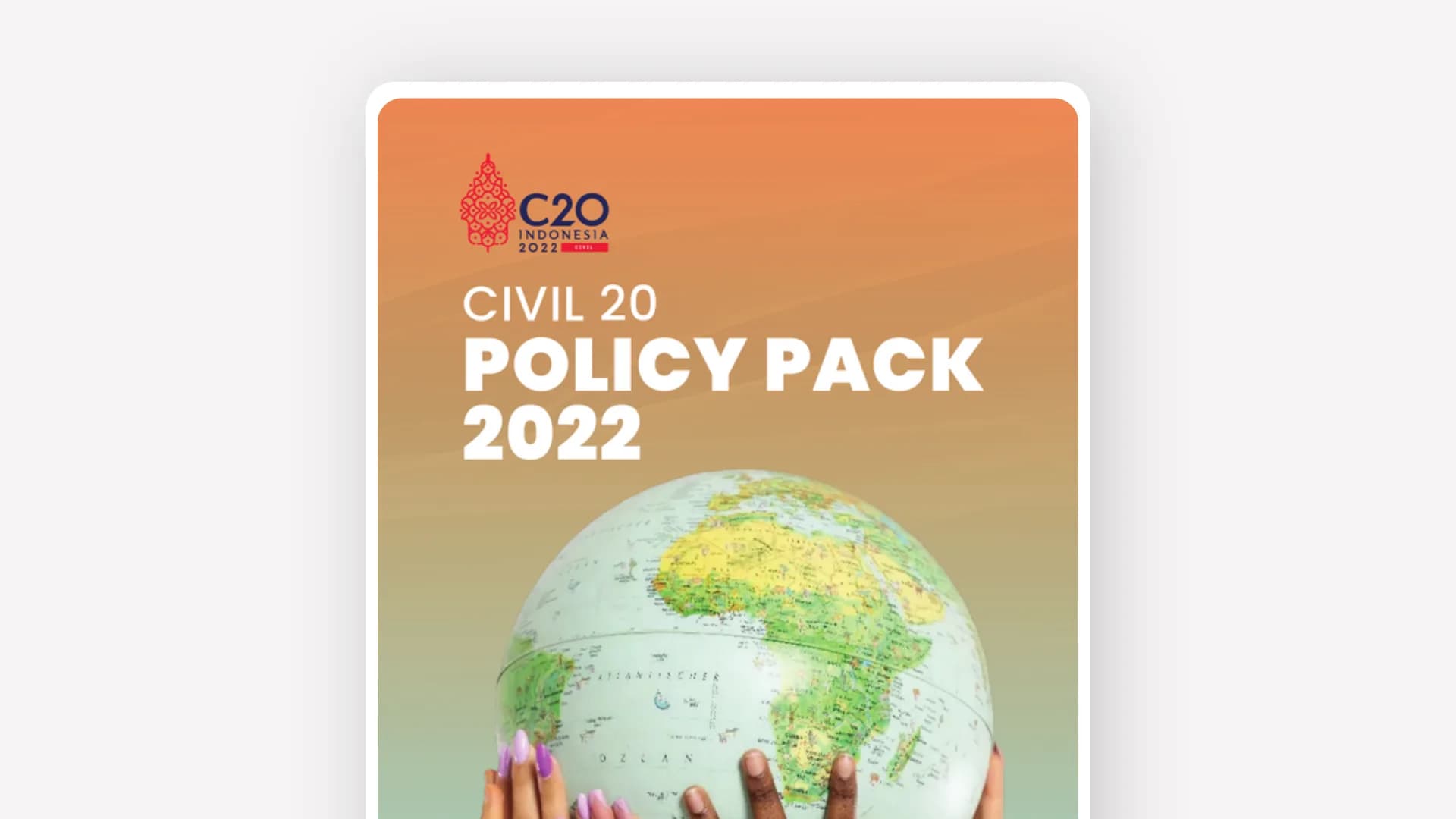 Cover: C20 Policy Pack