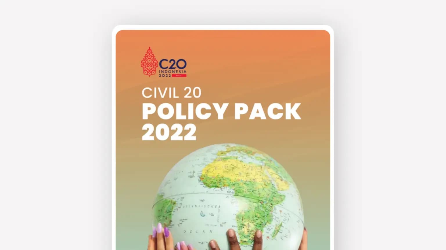 Cover: C20 Policy Pack