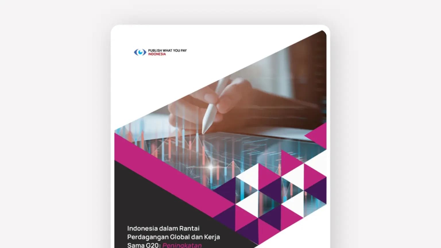 Cover: Indonesia dalam Rantai Perdagangan Global dan Kerja Sama G20