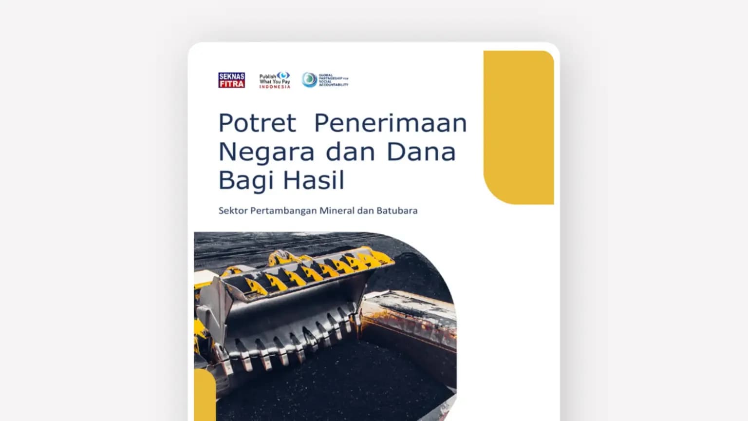 Cover: Potret Penerimaan Negara dan Dana Bagi Hasil